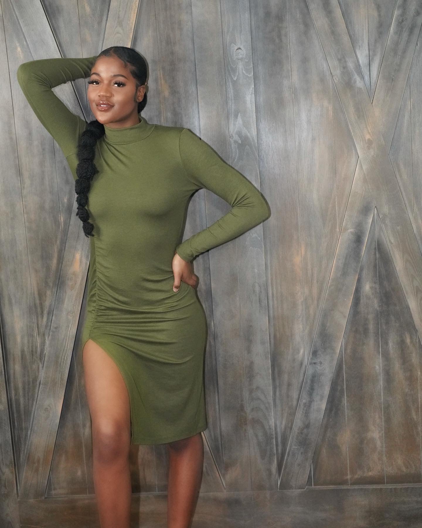 Olive Midi Dress